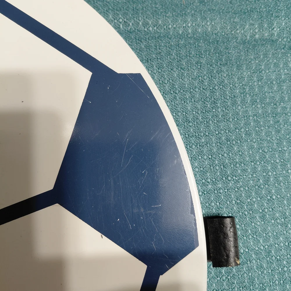 Soccer Wall Art Blue and White